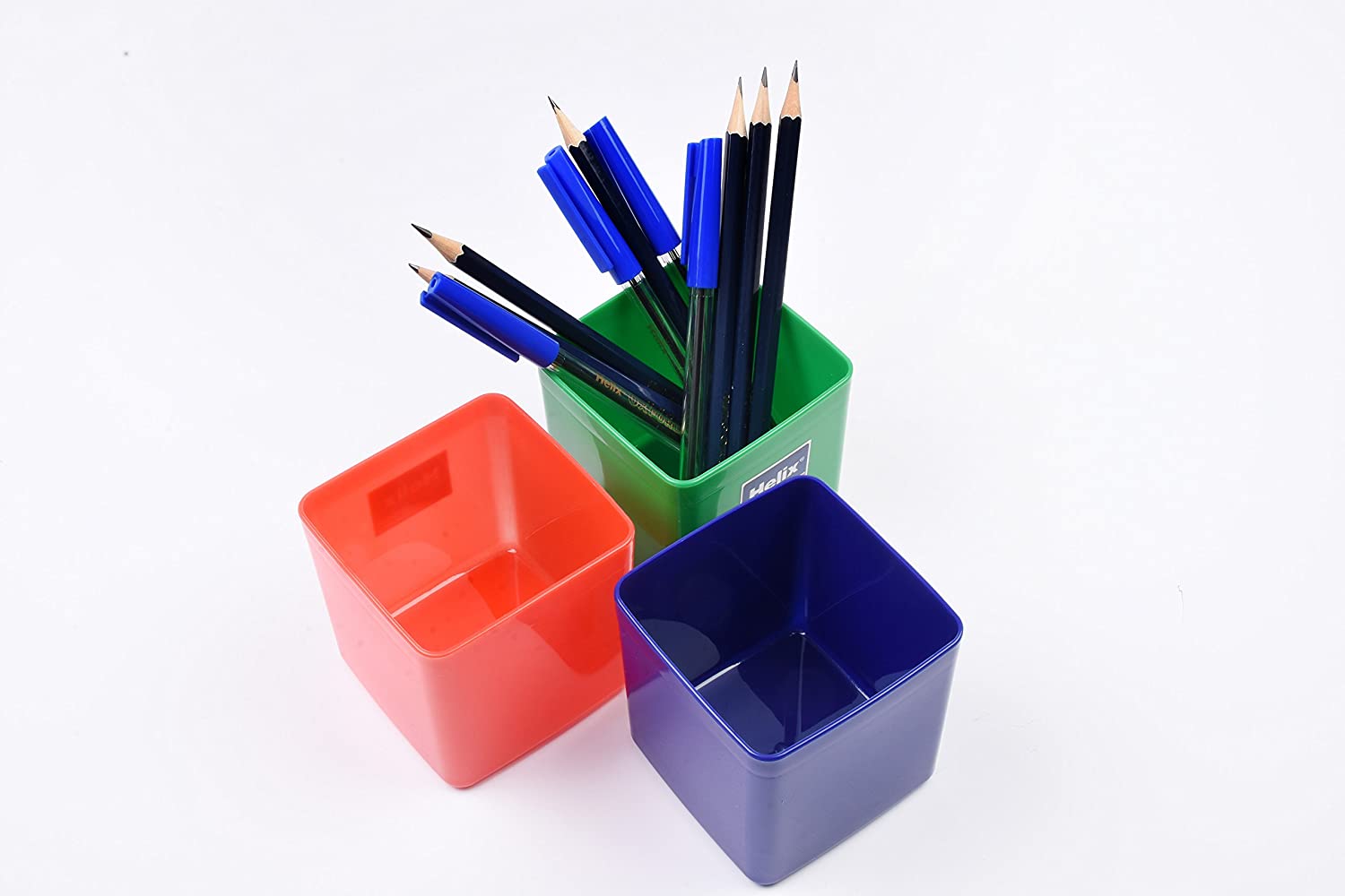 Pencil Pot Helix Empty Assorte 753810